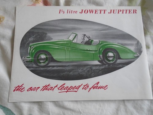 Litre jowett jupiter - litre,