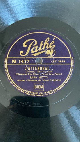 Rare 78rpm record rina - e-,,