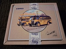 Corgi The AEC Bus Set 1 AEC Bus & 1 AEC Regal Yellow Buses 96990