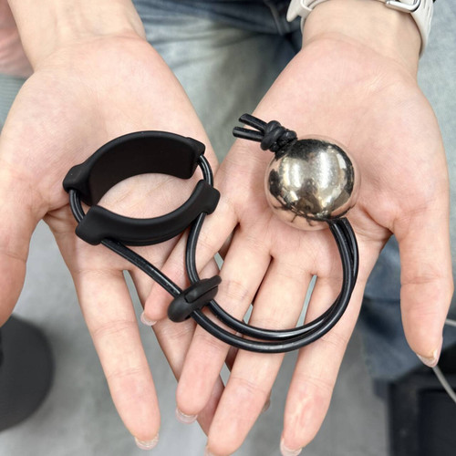 Metal ball stretcher penis - ball,