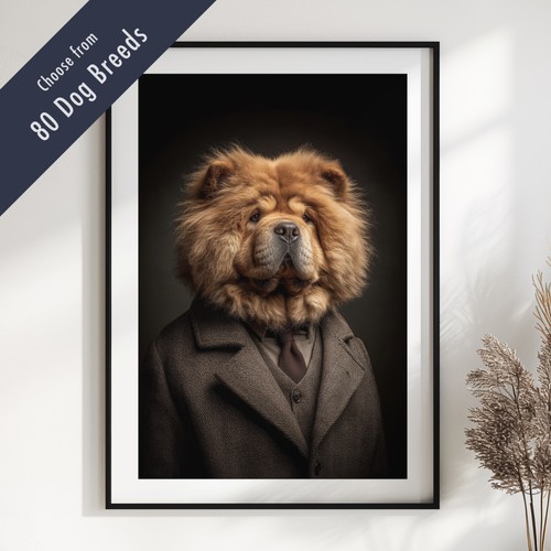 Smartly dressed dog - smartly,