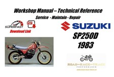 Suzuki SP250D SP250 D Service