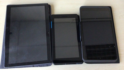 Tablet bundle black - tablet, silver