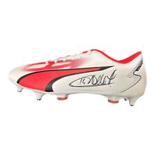 THIERRY HENRY SIGNED PUMA FOOTBALL BOOT SEE PROOF ALLSTARS EXCLUSIVE ARSENAL