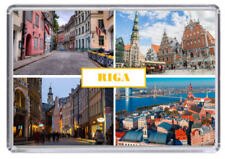 Riga, Latvia Fridge Magnet 01