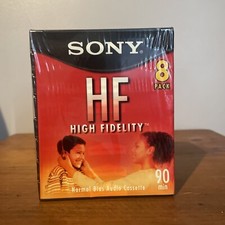 8 Pack Sony HF 90 Minute Blank