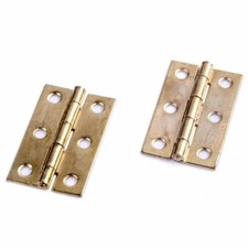 2 x BRASS 2"/50mm Small Butt