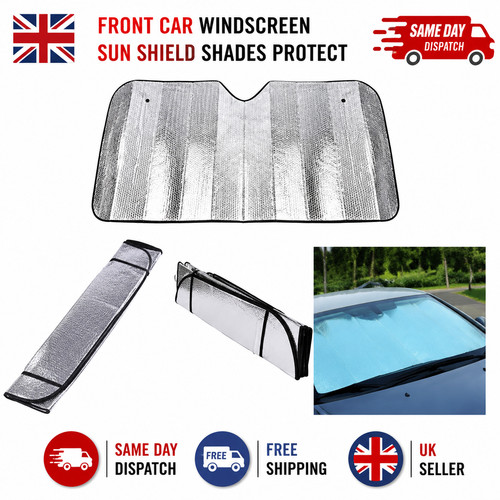 Front car windscreen sun - front,