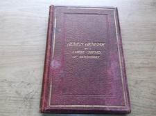 "GENIUS GENUINE" SAM CHIFNEY 1871 LEATHER BOUND,WITH TOP EDGE GILT