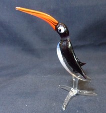 Vintage Glass Miniature Lampwork - Toucan