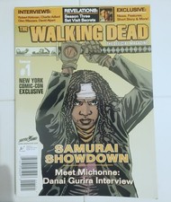 The Walking Dead Official Magazine Issue #1 NYC Comic Con Varient Cover Michonne