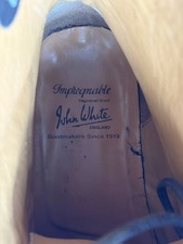 John White Brown Tan Brogues