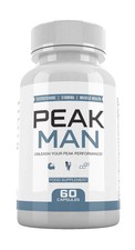Peak Man for Men 60 Capsules Male Formula Natural Ingredients Energy Vitality
