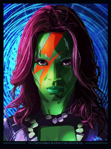 Space invader gamora david - space,