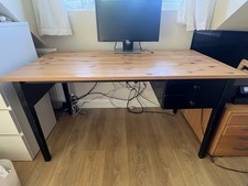 IKEA Wooden Desk With Drawers