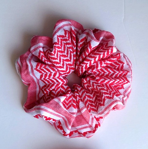 Oversized red keffiyeh - oversized,
