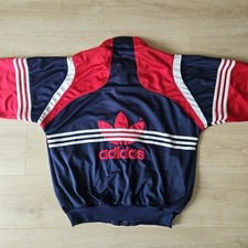 Adidas Vintage 90s Track Top Zip Tracksuit Jacket Mens L