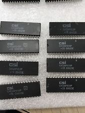 JOB LOT x 8 CSI CAT28F010P-15 INTEGRATED CIRCUIT DIP32 PACKAGE