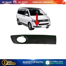 FOR VW TRANSPORTER T5 FRONT BUMPER GRILL TRIM BOTTOM FOG LIGHT RIGHT 7E0807490A