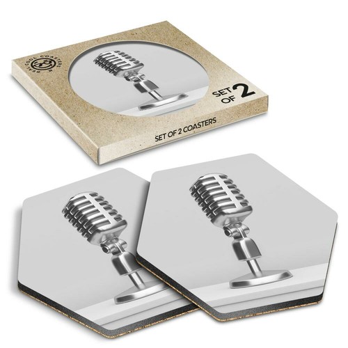 Hexagon coasters bw - 2,