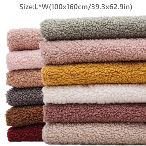 Faux sheep fur cashmere fabric - sheep,