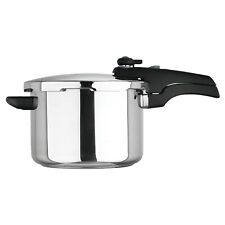 Prestige Smart Plus 6L Stainless Steel Pressure Cooker – Induction Hob Safe