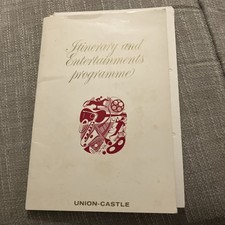 Merchant Navy Ephemera Union castle TSS Reina del mar cruise 16 (115)