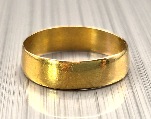 Antique 22ct gold wedding - gold,