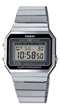 Casio Vintage | Silver Bracelet | Digital Dial | A700WE-1AEF Watch