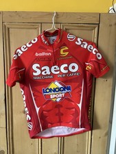 Saeco Cannondale Vintage Cycling Jersey Size Small