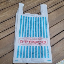 Vintage Plastic Tesco Carrier