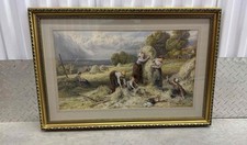  A framed print depicting