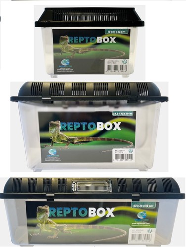 Reptile plastic vivarium box - plastic,