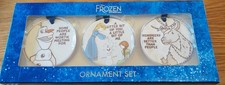 Rare West End Musical Theatre Frozen Christmas Tree Ornament Set Still In Box