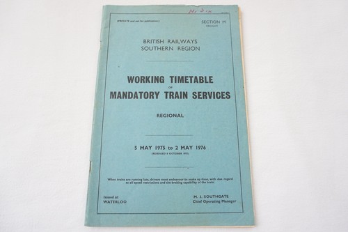 1975 southern region railway - southern,