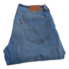 Levi 502 Jeans Tapered Regular Stretch Waist 34 Leg 32 W34 L32 Zip Fly (Q8001)