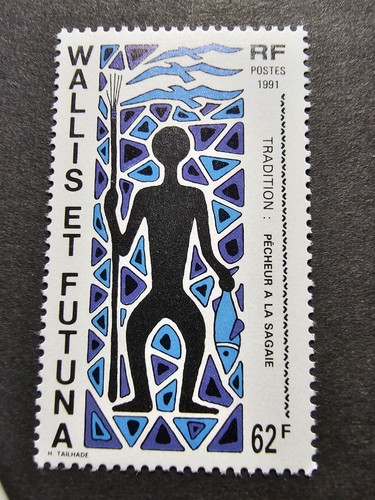 Stamp france wallis - wallis, and