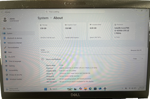 Dell latitude 5410 - 5410, inch