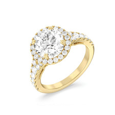 18k Yellow Gold Ring For