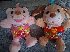 Vtech Singing & talking Puppy And Vtech Singing and Talking Bear.