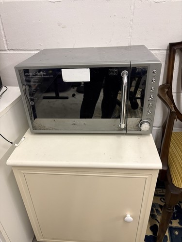 Microwave silver hinari - silver,