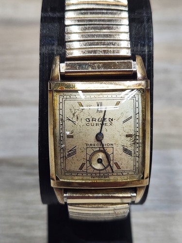 1940 gruen curvex mens 10k - 1940's,
