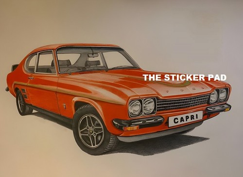 Sticker ford capri - -, mk2