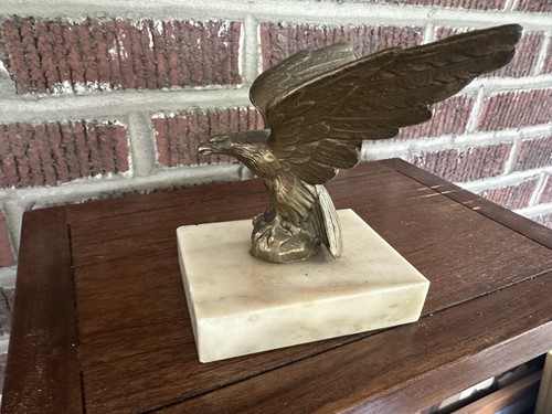Brass eagle marble - brass,
