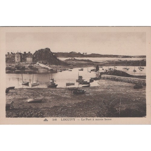 Postcard loguivy port - postcard, at