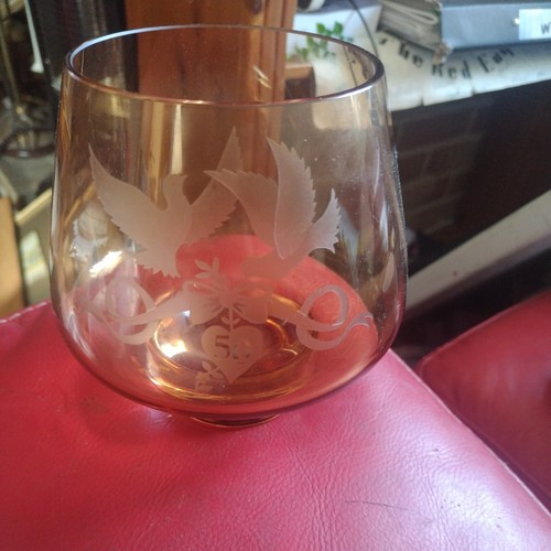 Caithness glass golden 50th - glass,