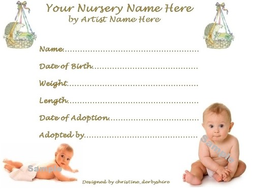 Personalised birth - personalised,