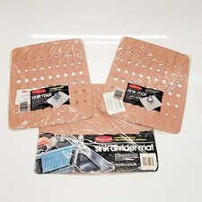 NEW Rubbermaid Sink Mats #1291 SPICE 10.75" x 12.75” + Divider Set Vintage RARE
