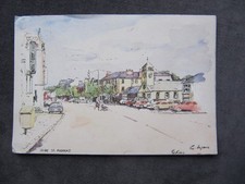VINTAGE POSTCARD WITH ARTIST'S