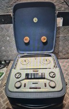 Elizabethan F.t.3 Vintage Reel-to-Reel Tape Recorder/ Player In Carry Case